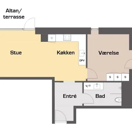 Cool 1-bed W. Private Terrace